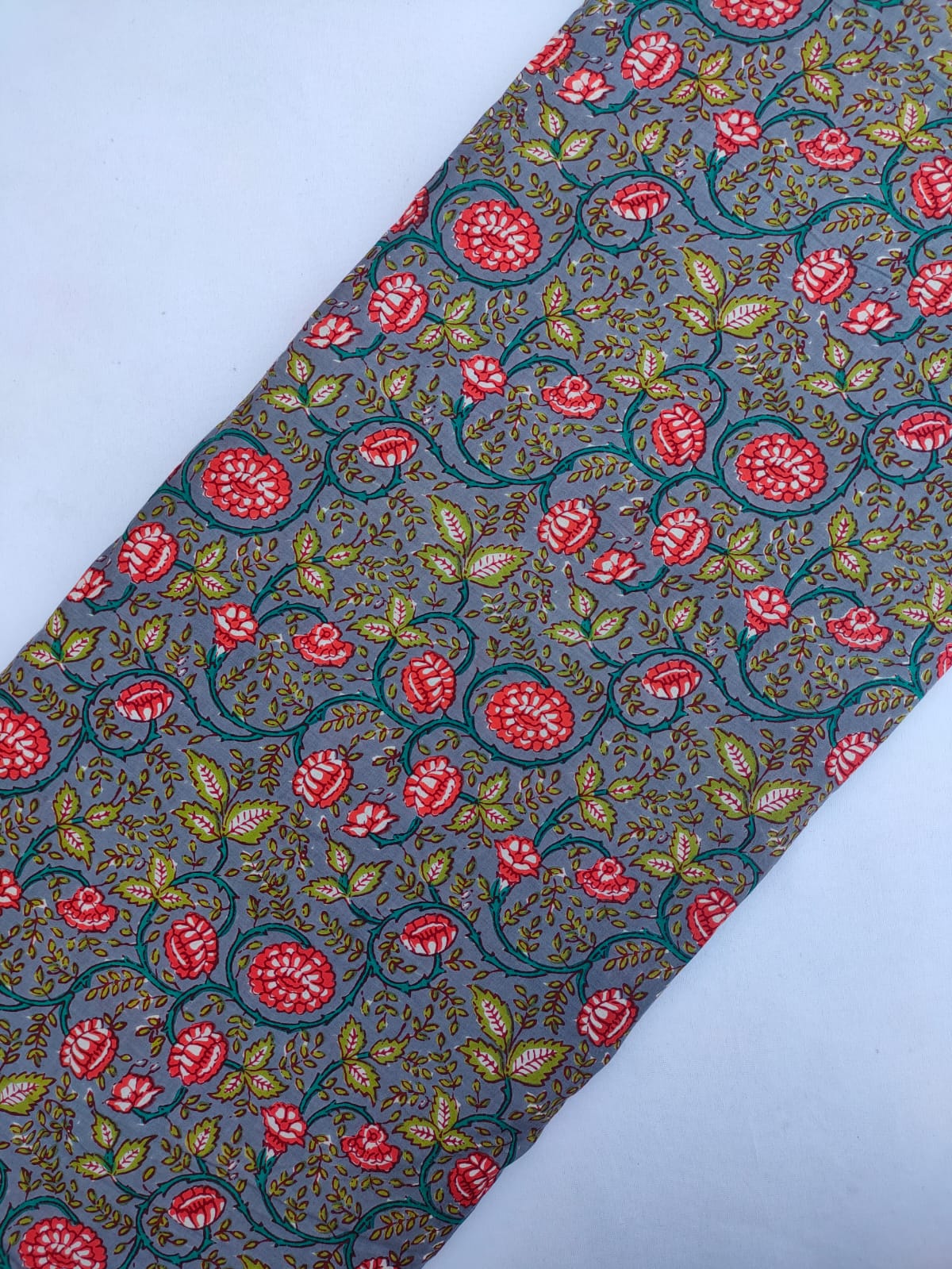 Sanganeri Print Pure Cotton Fabric - JBRJF387