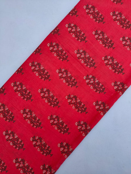 Sanganeri Print Pure Cotton Fabric - JBRJF397