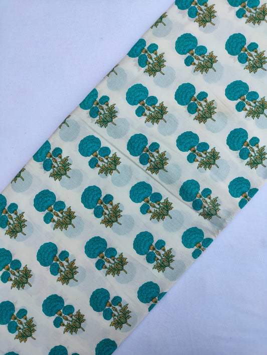 Sanganeri Print Pure Cotton Fabric - JBRJF404