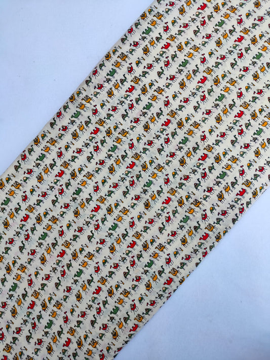 Sanganeri Print Pure Cotton Fabric - JBRJF409