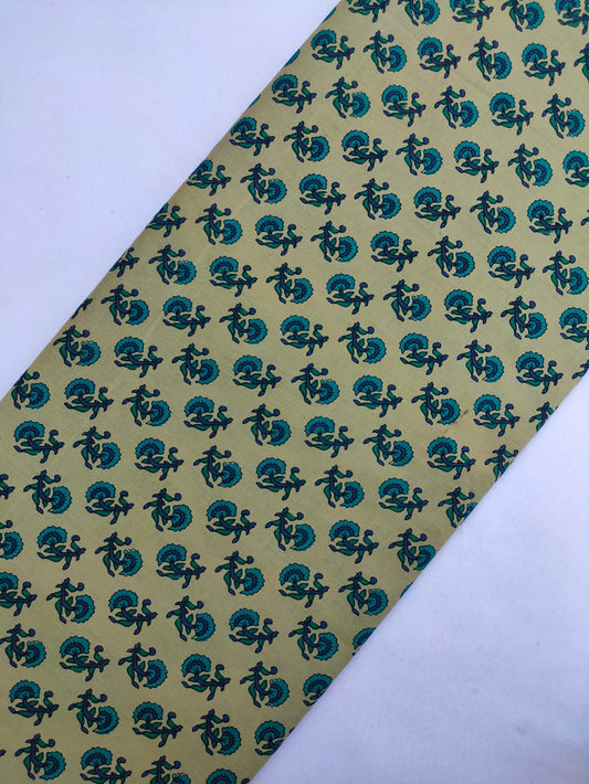 Sanganeri Print Pure Cotton Fabric - JBRJF413