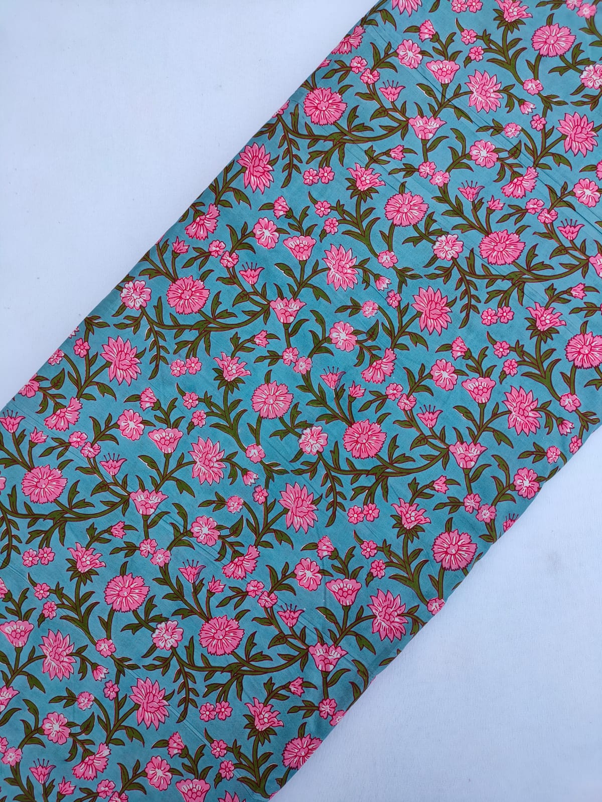 Sanganeri Print Pure Cotton Fabric - JBRJF379