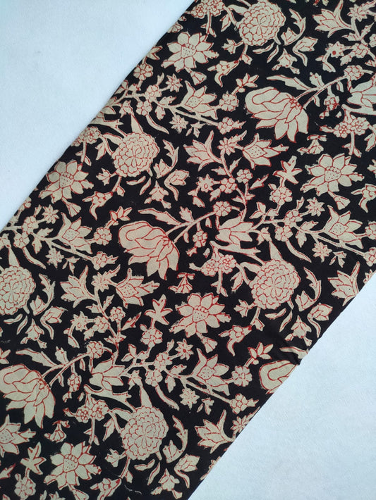 Pure Cotton Hand Block Printed Fabric - JBRKBT27