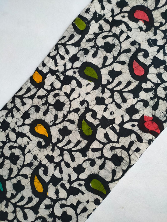Pure Cotton Hand Block Printed Fabric - JBRKBT29