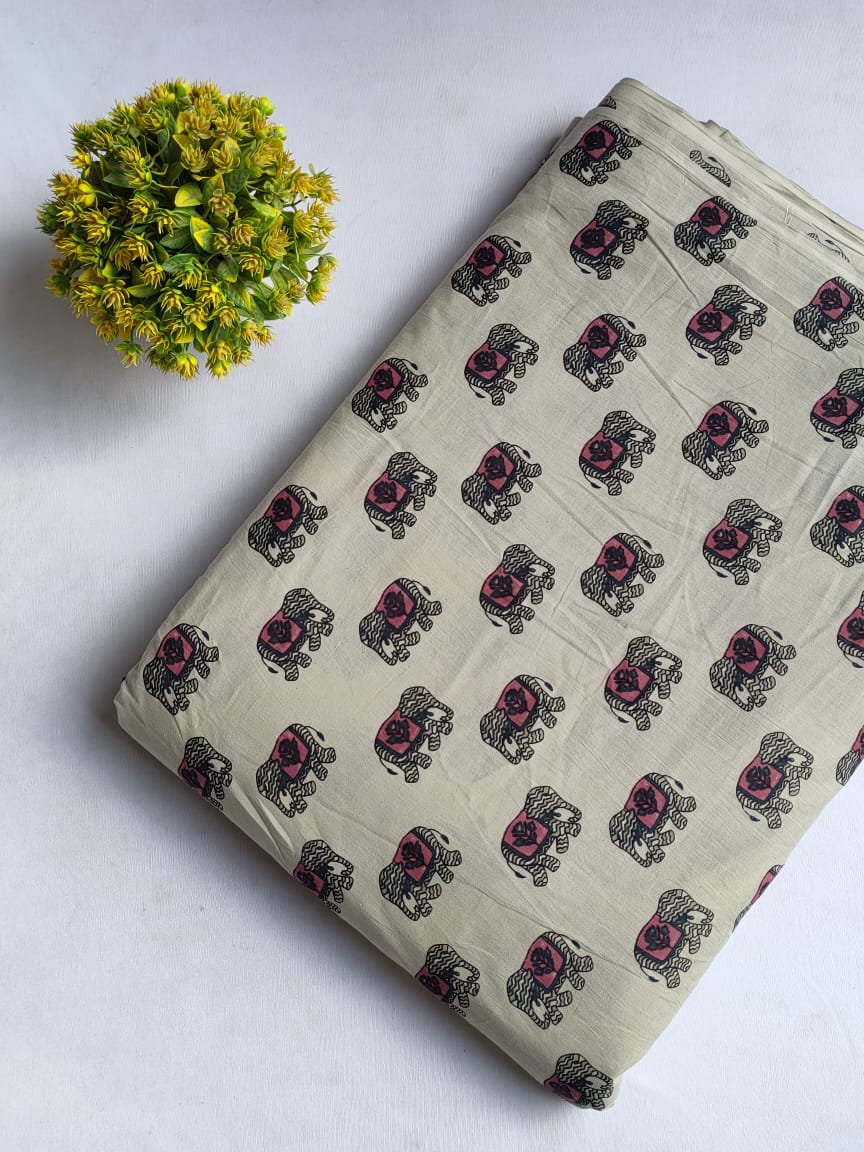 Sanganeri Print Pure Cotton Fabric - JBRJF1-5