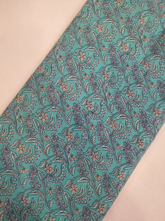 Hand Block Printed Pure Cotton Fabric - JBRH77