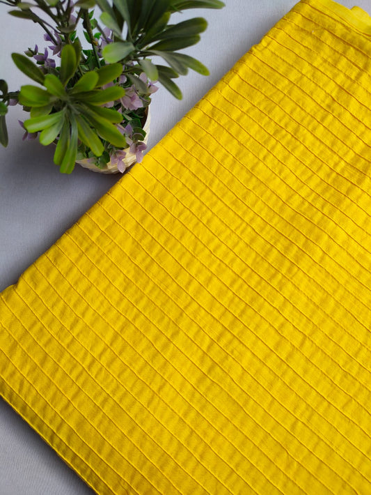 pin tuck plain cotton fabric