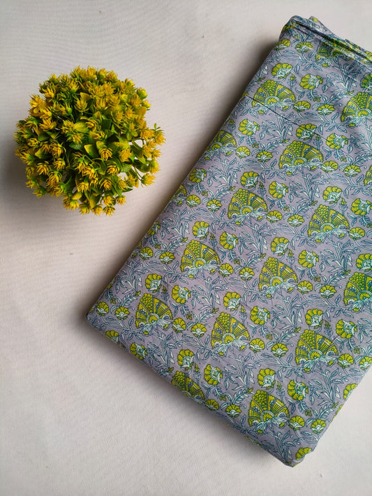 Sanganeri Print Pure Cotton Fabric - JBRSD14