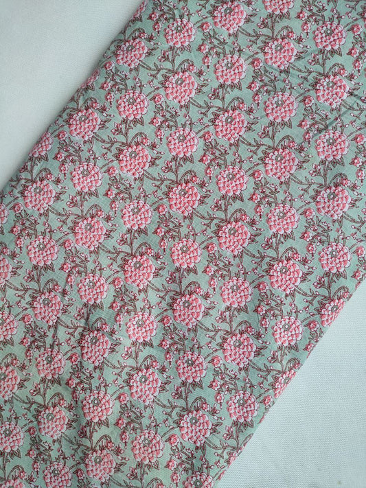 Sanganeri Print Pure Cotton Fabric - JBRS10