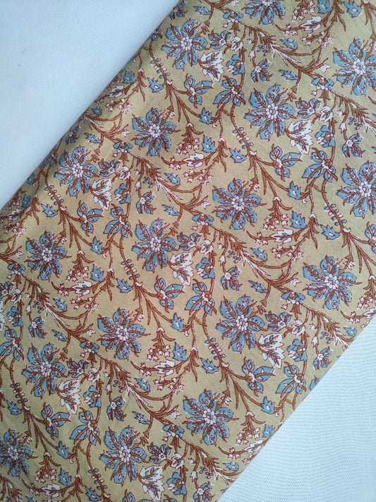 Sanganeri Print Pure Cotton Fabric - JBRS9