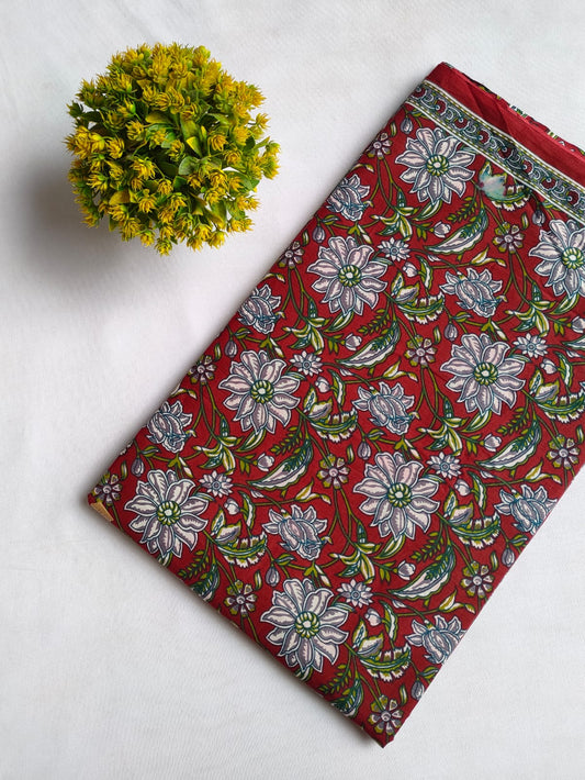 Sanganeri Print Pure Cotton Fabric - JBRFT2-17