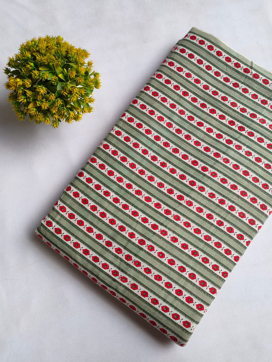 Sanganeri Print Pure Cotton Fabric - JBRFT2-18