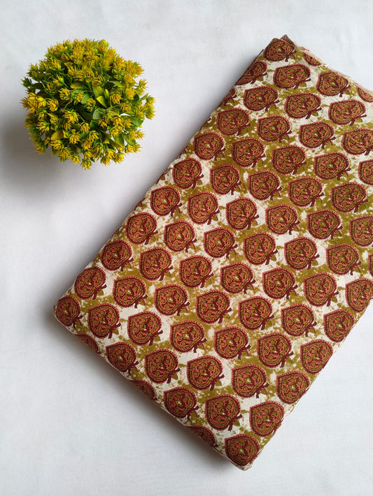 Sanganeri Print Pure Cotton Fabric - JBRFT2-19