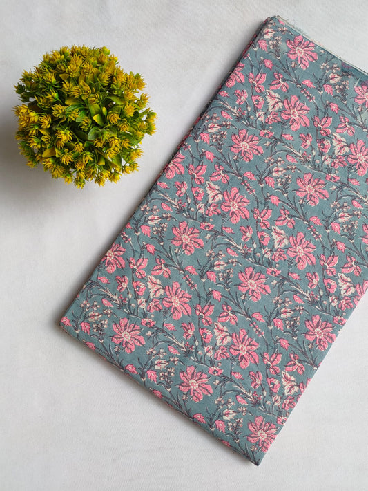 Sanganeri Print Pure Cotton Fabric - JBRFT2-33