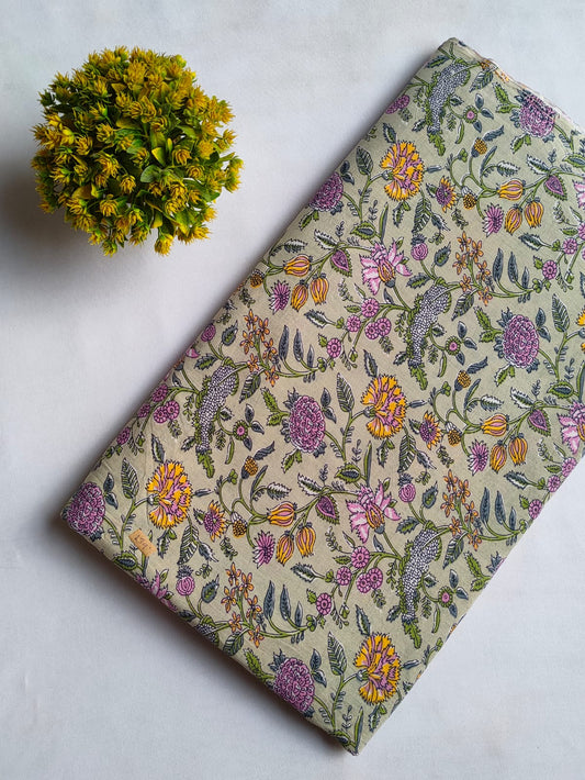 Sanganeri Print Pure Cotton Fabric - JBRFT2-8