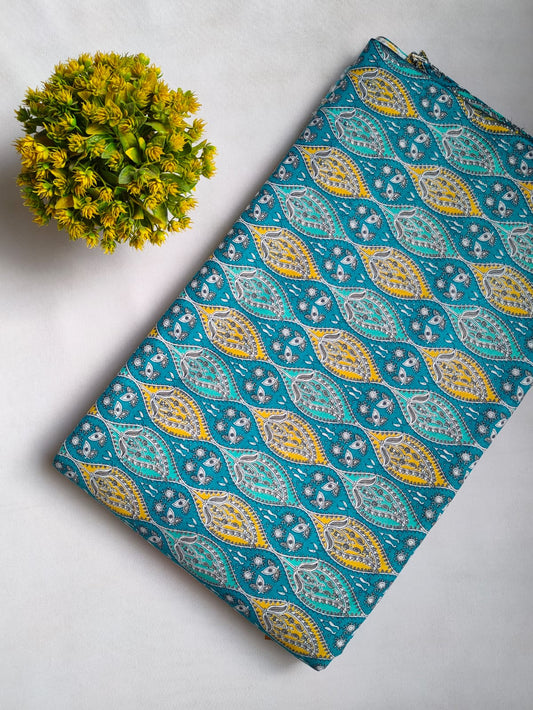 Sanganeri Print Pure Cotton Fabric - JBRFT2-43