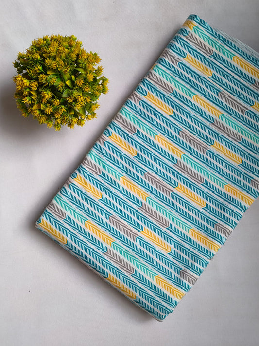 Sanganeri Print Pure Cotton Fabric - JBRFT2-44