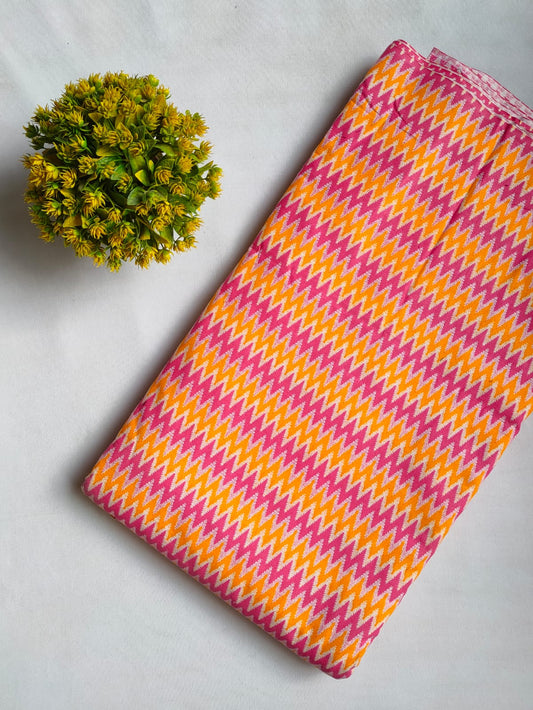 Sanganeri Print Pure Cotton Fabric - JBRFT2-50