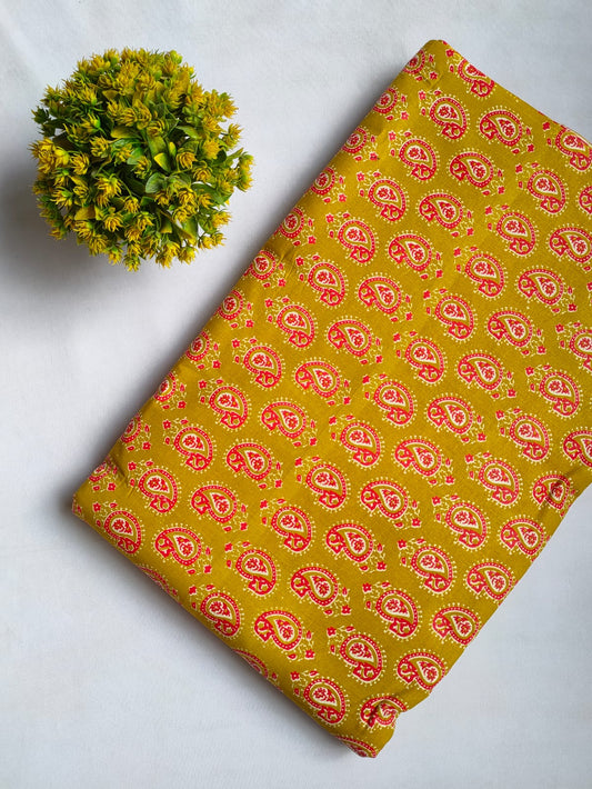 Sanganeri Print Pure Cotton Fabric - JBRFT2-52