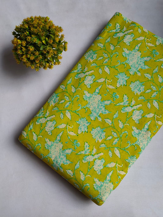 Sanganeri Print Pure Cotton Fabric - JBRFT2-56