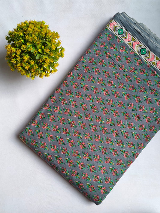 Sanganeri Print Pure Cotton Fabric - JBRFT2-59