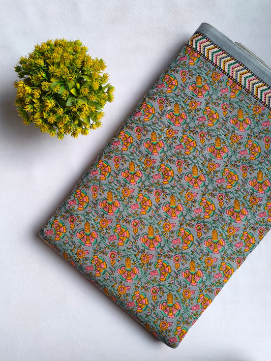 Sanganeri Print Pure Cotton Fabric - JBRFT2-60