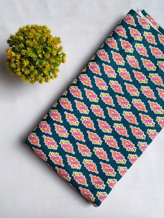 Sanganeri Print Pure Cotton Fabric - JBRFT2-66