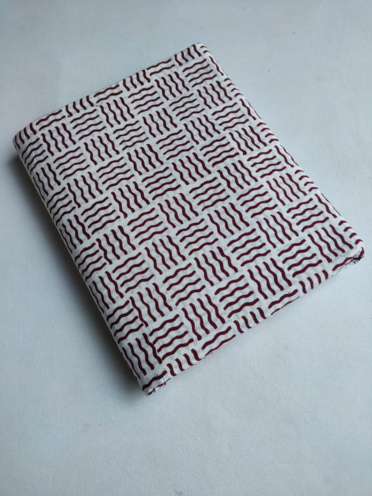 Pure Cotton Hand Block Printed Fabric - JBTO13