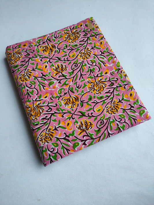 Pure Cotton Hand Block Printed Fabric - JBTO23