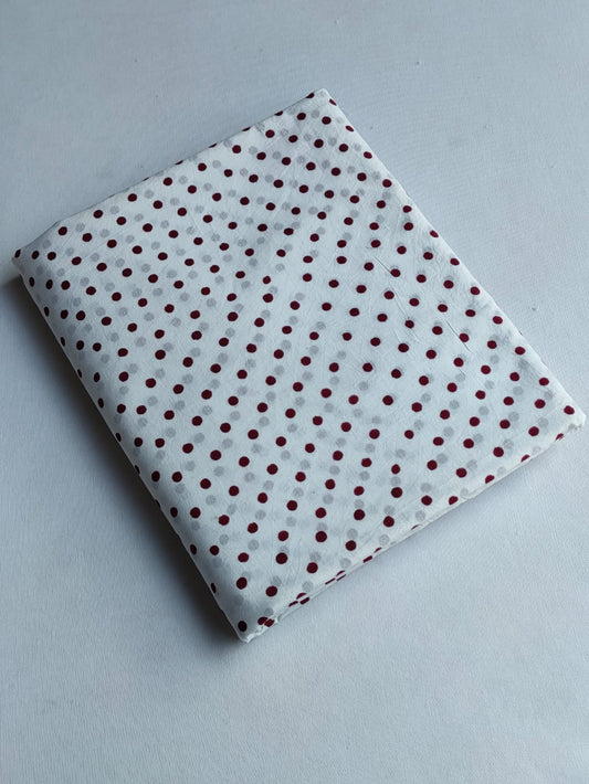 Pure Cotton Hand Block Printed Fabric - JBTO31