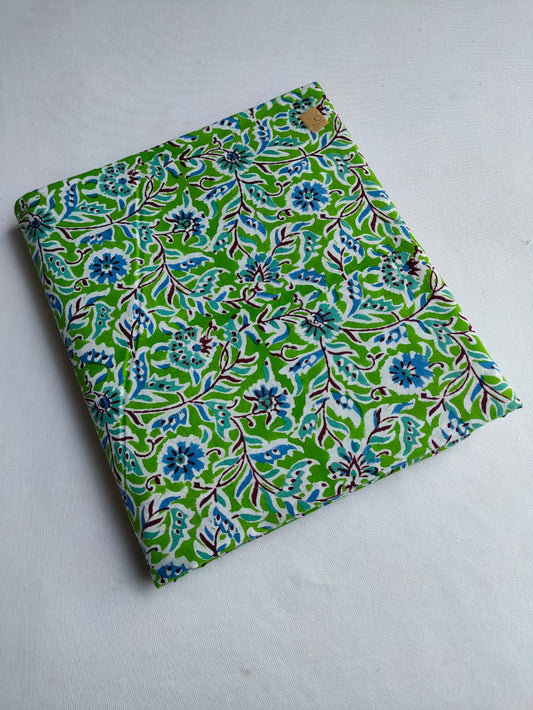 Pure Cotton Hand Block Printed Fabric - JBTO42