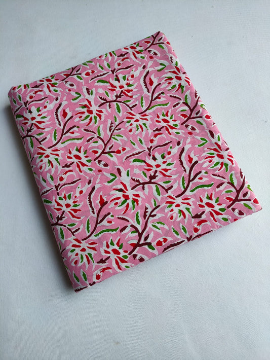 Pure Cotton Hand Block Printed Fabric - JBTO51